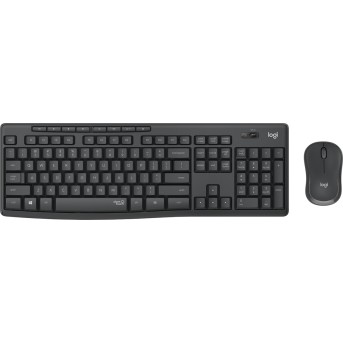 Комплект беспроводной Logitech MK295 с поддержкой SilentTouch (клавиатура+мышь, GRAPHITE, RUS, 2.4GHz) (M/<wbr>N: Y-R0042 / MR0085 / C-U0010) - Metoo (1)