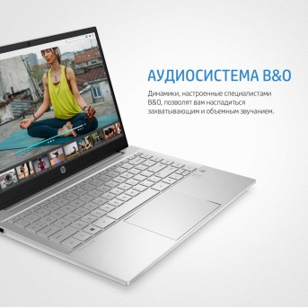 Ноутбук HP 5C0F2EA Pavilion Laptop 14-dv0094ur 14" FHD(1920x1080) IPS/<wbr>Intel Core i3-1125G4 2,0Ghz Quad/<wbr>8GB/<wbr>512GB/<wbr>Integrated/<wbr>Wi-Fi/<wbr>BT5.0/<wbr>720P HD Camera/<wbr>BKLT/<wbr>Windows 11 Home/<wbr>1Y/<wbr>Silver - Metoo (5)