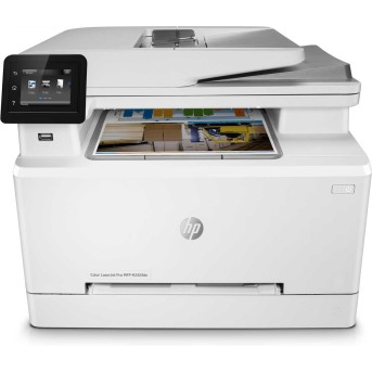 МФУ HP 7KW74A Color LaserJet Pro MFP M283fdn Prntr (A4) Printer/<wbr>Scanner/<wbr>Copier/<wbr>Fax/<wbr>ADF, 600 dpi, 21 ppm, 800 MHz, 256 MB DDR, 256 MB Flash, tray 250 pages, USB+Ethernet, Duty cycle 40000 pages - Metoo (1)