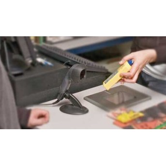 USB Kit: dark grey scanner (MS3780-38), stand (46-00225-3), coiled low speed USB cable (53-53235-n-3), and documentation - Metoo (4)