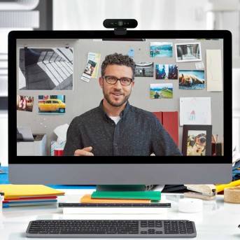 Веб-камера Logitech BRIO STREAM (4K/<wbr>30fps, 1080p/<wbr>60fps, автофокус, угол обзора 90°/<wbr>78°/<wbr>65°, стереомикрофон, лицензия XSplit на 12мес, кабель 2.2м) (M/<wbr>N: V-U0040) - Metoo (3)