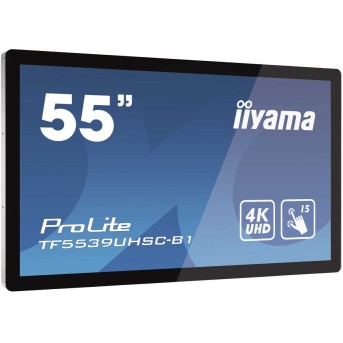 55" Touchscreen LCD monitor UHD 4K, VGA, 2xHDMI, DP, USB, open frame, PCAP, 3840x2160, 1A1DP2H, Face-up - Metoo (8)