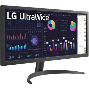 Монитор LCD 65,3 cm (25.7") 21:9 2560х1080(UW-UXGA) IPS, Нет, 250cd/m2, 700:1, 5ms, 2xHDMI, DP, Tilt, 2Y, Black 26WQ500-B в Metoo.kz - Metoo (7)