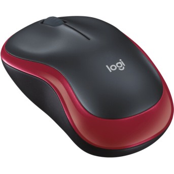 Мышь беспроводная Logitech M185 Red (красная, оптическая, 1000dpi, 2.4 GHz/<wbr>USB-ресивер) (M/<wbr>N: MR0087 / CU0019) - Metoo (4)