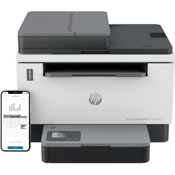 МФУ HP LaserJet Tank MFP 2602sdn Printer (A4) , Printer/<wbr>Scanner/<wbr>Copier, 600 dpi, 22 ppm, duplex, 64 MB, 500 MHz, 250 pages tray, USB+Ethernet, Duty 25K pages - Metoo (6)