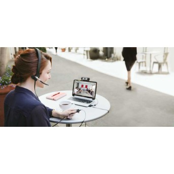 Гарнитура беспроводная Logitech H820e Mono (DECT, в комплекте зарядная подставка, адаптер переменного тока, USB-кабель) (M/<wbr>N: A-00058) - Metoo (3)