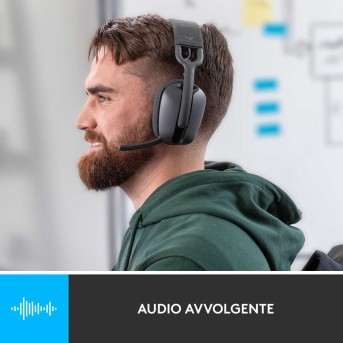 Гарнитура беспроводная Logitech Zone Vibe 100 Wireless Graphite 981001213 - Metoo (9)