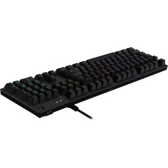 Клавиатура Logitech игровая механическая G513 CARBON LIGHTSYNC RGB, GX Brown, CARBON, RUS, USB, TACTILE - Metoo (4)