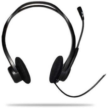 Гарнитура Logitech PC960 (USB, элементы управления на кабеле, кабель 2.4м) (M/<wbr>N: A00091) - Metoo (1)
