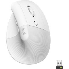 Мышь беспроводная Logitech LIFT PALE GREY (400-4000 dpi, Bluetooth, USB-ресивер Logi Bolt®, 4 настраиваемые кнопки)