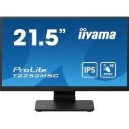 Монитор LCD 21.5'' 16:9 1920х1080(FHD) IPS, TOUCH, 80 Hz, 225 cd/m, 1000:1, 5ms, HDMI, DP, USB-Hub, Tilt, Speakers, 3Y, Black T2252MSCB2