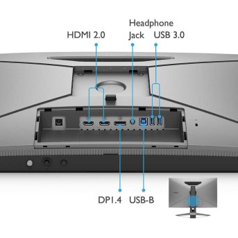 Монитор LCD 27'' EX270M BENQ 16:9 1920x1080(FHD) IPS, nonGLARE, 400cd/<wbr>m2, H178°/<wbr>V178°, 1000:1, 12M:1, 16.7M, 1ms, HDMI, DP, USB-C, USB-B, HDCP - Metoo (7)