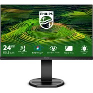 Монитор LCD 23.8'' [16:9] 1920х1080(FHD) IPS, nonGLARE, 75 Hz, 250 cd/m2, H178°/V178°, 1000:1, 50М:1, 16.7M, 5ms, VGA, DVI, HDMI, DP, USB-Hub, Height adj, Pivot, Tilt, Swivel, Speakers, 3Y, Black