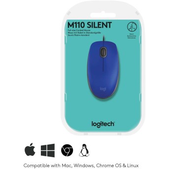 Мышь USB Logitech 910-005488 - Metoo (2)