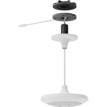 Потолочное крепление для модулей микрофонов Logitech для Rally (Mic Pod Pendant Mount Off White) 952000123 в Metoo.kz - Metoo (4)
