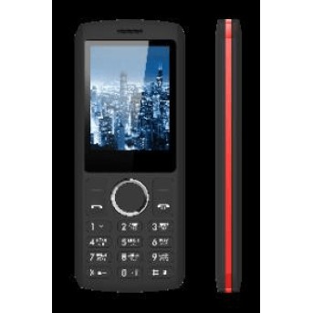 Телефон сотовый Vertex Vertex D516 Black-red, 2.4'' 240х320, up to 8GB flash, 0.3Mpix, 2 Sim, 2G, BT, Micro-USB, 1200mAh, 122.1х53х11,5 - Metoo (1)