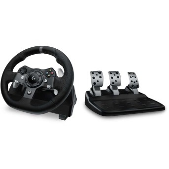 Контроллер для игровых симуляторов Logitech G920 Driving Force (руль и педали для XBox One и ПК) (M/<wbr>N: W-U0004) - Metoo (1)