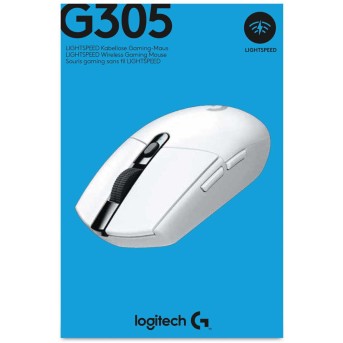 Мышь Logitech G305 LIGHTSPEED, White (белая) - Metoo (5)