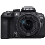 Фотоаппарат Canon EOS R10 + RF-S 18-150mm IS STM, беззеркальный, черный, 24,2 Mpx, CMOS 22.3х14.8 мм, UHD 4K, экран 3.0" поворотный, Li-ion