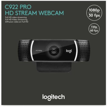 Интернет web-камера Logitech C922 Pro Stream Webcam - Metoo (8)