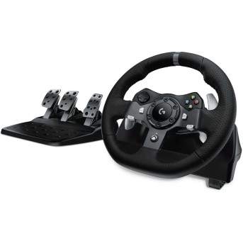 Контроллер для игровых симуляторов Logitech G920 Driving Force (руль и педали для XBox One и ПК) (M/<wbr>N: W-U0004) - Metoo (7)