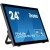 Монитор LCD 23.6'' [16:9] 1920х1080(FHD) VA, GLARE, TOUCH, 60 Гц, 250cd/<wbr>m2, H178°/<wbr>V178°, 3000:1, 12М:1, 16.7M, 6ms, DVI, HDMI, DP, USB-Hub, Tilt, Speakers, Webcam, 3Y, Black - Metoo (6)
