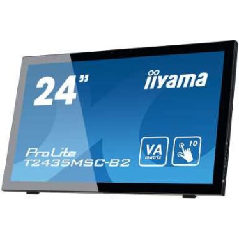 Монитор LCD 23.6'' [16:9] 1920х1080(FHD) VA, GLARE, TOUCH, 60 Гц, 250cd/<wbr>m2, H178°/<wbr>V178°, 3000:1, 12М:1, 16.7M, 6ms, DVI, HDMI, DP, USB-Hub, Tilt, Speakers, Webcam, 3Y, Black - Metoo (5)