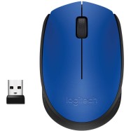 Мышь беспроводная Logitech M171 Blue (синяя, оптическая, 1000dpi, 2.4 GHz/USB-ресивер) (M/N: M-R0060 / C-U0010)