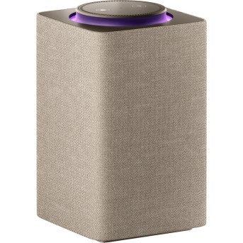 Умная колонка Яндекс Станция Макс с Алисой, с Zigbee, 65Вт, бежевый/beige, YNDX-00053 + пульт YNDX-00402 YNDX00053E в Metoo.kz - Metoo (1)