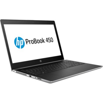Ноутбук HP HP Probook 450 G5 DSC 2GB i7-8550U 450 G5 / 15.6 FHD AG UWVA HD / 8GB 1D DDR4 2400 / 1TB 5400 / W10p64 / 1yw / 720p / Clickpad with numeric keypad / Intel 8265 AC 2x2 nvP +BT 4.2 / Natural Silver / FPR - Metoo (1)