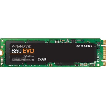 SSD накопитель 250Gb Samsung 860 EVO MZ-N6E250BW, M.2, SATA III - Metoo (1)