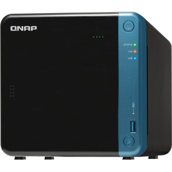 Сетевое оборудование QNAP Сетевой RAID-накопитель Qnap TS-453Be-4G, 4 отсека 3,5"/<wbr>2,5", 2 HDMI-порта. Intel Celeron J3455 1,5 ГГц, 4 ГБ - Metoo (6)
