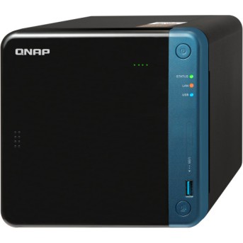 Сетевое оборудование QNAP Сетевой RAID-накопитель Qnap TS-453Be-4G, 4 отсека 3,5"/<wbr>2,5", 2 HDMI-порта. Intel Celeron J3455 1,5 ГГц, 4 ГБ - Metoo (8)