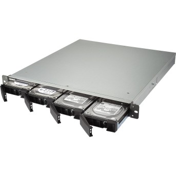 Сетевое оборудование QNAP Сетевой RAID-накопитель Qnap TS-453BU-RP-4G, 4 отсека 3,5"/<wbr>2,5", стоечное исполнение, 2 блока питания. Intel Celeron J3455 1,5 ГГц, 4 ГБ. Направляющие в комплект поставки не входят - Metoo (5)