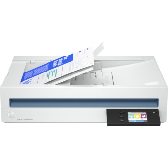 Сканер HP 20G07A ScanJet Pro N4600 fnw1 (A4) 600x600 dpi, 48 bit, ADF (100 pages), 40 ppm,Ethernet, USB 3.0, WiFi, Duty cycle 6000 pages - Metoo (5)