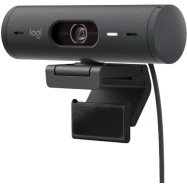 Веб-камера Logitech Brio 500 Graphite (Full HD, 1080p/30fps, автофокус, zoom 4x, угол обзора 90° по диагонали, стереомикрофон, 4Мп)