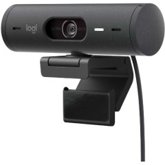 Веб-камера Logitech Brio 500 Graphite (Full HD, 1080p/30fps, автофокус, zoom 4x, угол обзора 90° п..