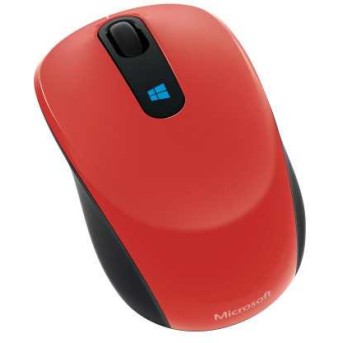 Беспроводная мышь Microsoft Sculpt Mobile Mouse Flame Red - Metoo (3)