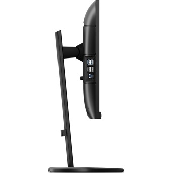 Монитор LCD 23.8'' [16:9] 1920х1080(FHD) IPS, nonGLARE, 75 Hz, 250 cd/<wbr>m2, H178°/<wbr>V178°, 1000:1, 50М:1, 16.7M, 5ms, VGA, DVI, HDMI, DP, USB-Hub, Height adj, Pivot, Tilt, Swivel, Speakers, 3Y, Black - Metoo (3)