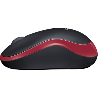 Мышь беспроводная Logitech M185 Red (красная, оптическая, 1000dpi, 2.4 GHz/<wbr>USB-ресивер) (M/<wbr>N: MR0087 / CU0019) - Metoo (3)