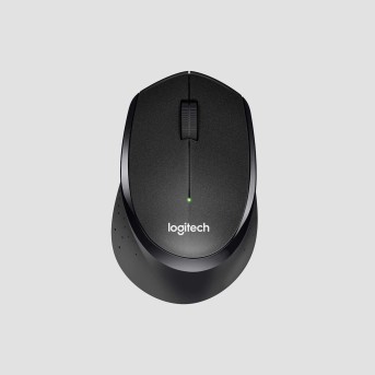 Мышь беспроводная Logitech M330 Silent Plus Black (черная, оптическая, 1000dpi, 2.4 GHz/<wbr>USB-ресивер, бесшумная, под правую руку) (M/<wbr>N: M-R0051 / C-U0010) - Metoo (2)