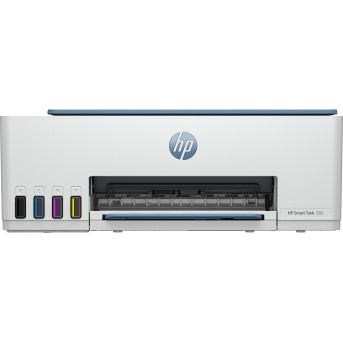 МФУ HP 1F3Y4A Smart Tank 585 Wireless (A4) /White with blue cover/ ,Color Ink Printer/<wbr>Scanner/<wbr>Copier, 1200 dpi, 12/<wbr>5 ppm, 980MHz, Duty 1000p, Tray 800, USB, WiFi, Bluetooth - Metoo (1)