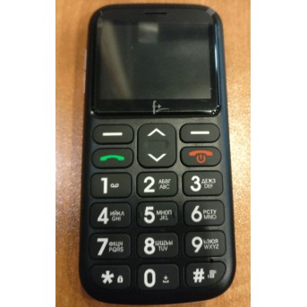 Телефон сотовый F+ Ezzy2 Black, 5,87 см (2.31") 320x240, 32MB RAM, 32MB, up to 16GB flash, 0,3Mpix, 2 Sim, BT v3.0, Micro-USB, 1400mAh, 103g, 126 ммx60 ммx13,6 мм - Metoo (3)