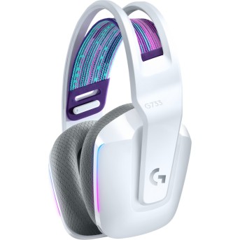 Гарнитура беспроводная игровая Logitech G733 LIGHTSPEED Wireless RGB Gaming Headset - WHITE - 2.4GHZ - N/<wbr>A - EMEA (M/<wbr>N: A00125 / A-00080) - Metoo (3)