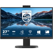 Монитор LCD 27'' [16:9] 2560х1440(WQHD) IPS, nonGLARE, 75 Hz, 350 cd/m2, H178°/V178°, 1000:1, 50М:1, 16.7M, 4ms, HDMI, DP, USB-C, USB-Hub, Height adj, Pivot, Tilt, Swivel, Speakers, 3Y, Black