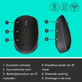 Мыши Logitech 910-004424 - Metoo (5)