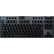 Клавиатура игровая Logitech G915 TKL (механическая, без цифрового блока, с RGB-подсветкой и поддержкой технологии Lightspeed), 2.4GHZ/BT, CLICKY SWITCH (M/N: YR0076 / C-U0018)