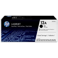 Картридж HP 12A Black Dual Pk LJ Toner Cartridge для HP LaserJet 1010/<wbr>1012/<wbr>1015/<wbr>1018/<wbr>1020/<wbr>1022/<wbr>3015/<wbr>3020/<wbr>3030/<wbr>3050/<wbr>3052/<wbr>3055/<wbr>M1005 MFP/<wbr>M1319 MFP