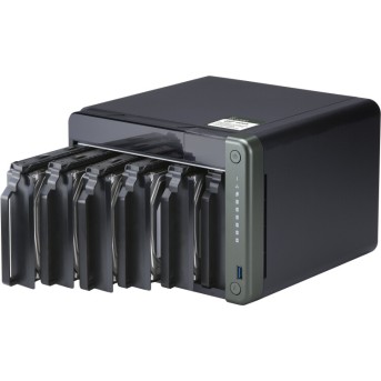 Сетевое оборудование QNAP TS-653D-4G Сетевой RAID-накопитель, 6 отсеков 3,5"/<wbr>2,5", 2 порта 2,5 GbE BASE-T, HDMI-порт. Intel Celeron J4125 2,0 ГГц (2,7 ГГц), 4 ГБ DDR4. - Metoo (2)