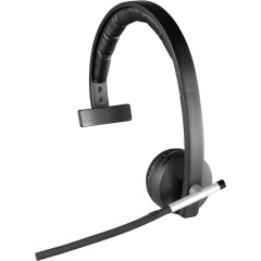 Гарнитура беспроводная Logitech H820e Mono (DECT, в комплекте зарядная подставка, адаптер переменного тока, USB-кабель) (M/<wbr>N: A-00058)